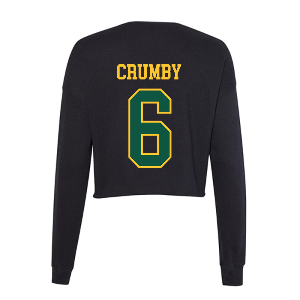 NDSU - NCAA Football : Jaylin Crumby - Women's Cropped Crew Fleece-1