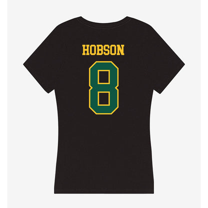 NDSU - NCAA Women's Basketball : Amelia Hobson - Women's V-Neck T-Shirt-1
