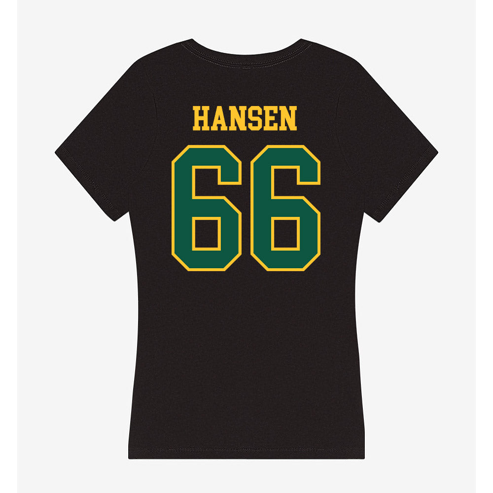 NDSU - NCAA Football : Jack Hansen - Women's V-Neck T-Shirt-1