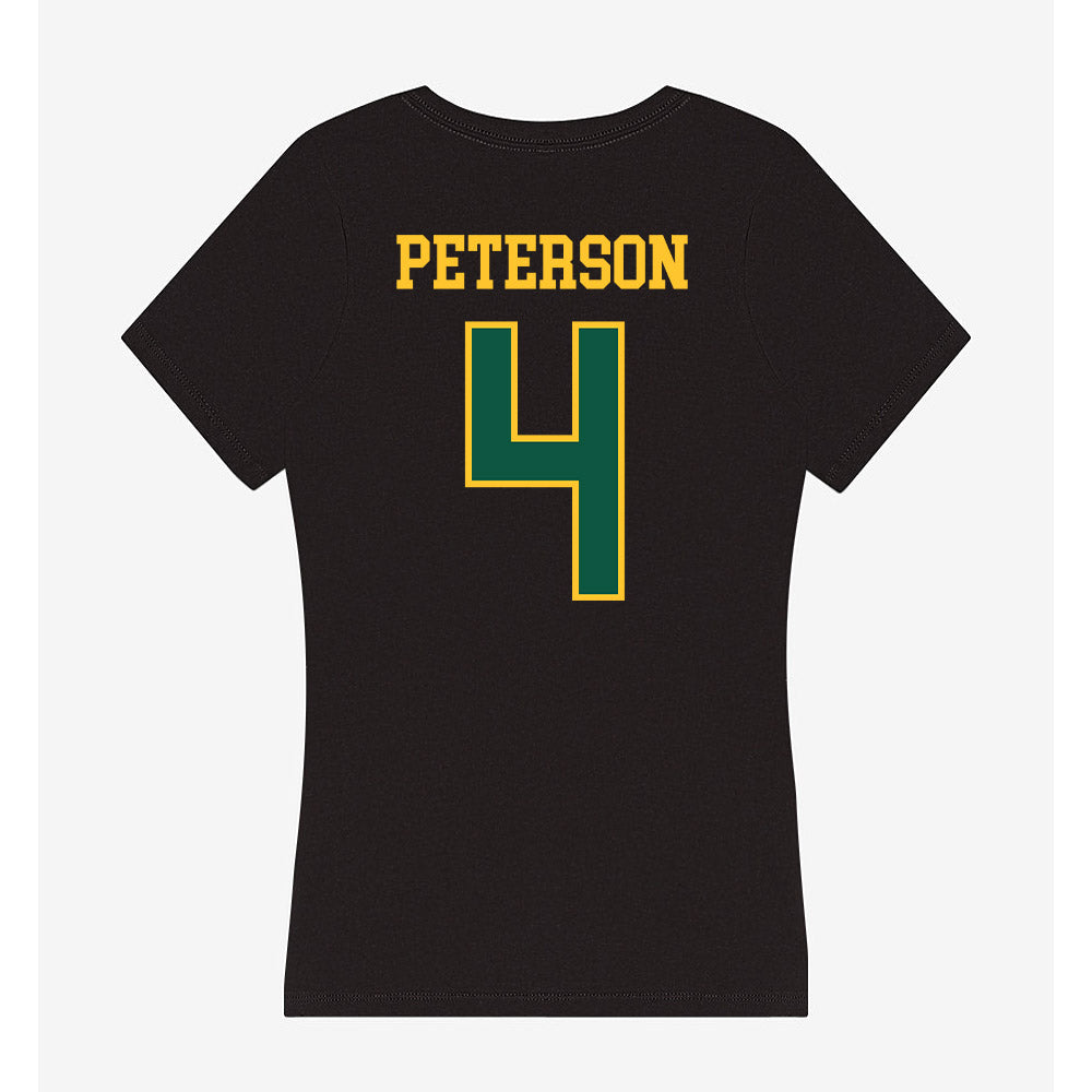 NDSU - NCAA Softball : Ellie Peterson - Women's V-Neck T-Shirt-1