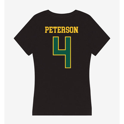 NDSU - NCAA Softball : Ellie Peterson - Women's V-Neck T-Shirt-1