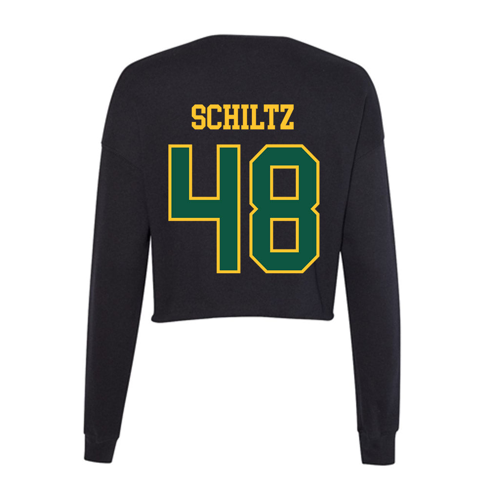 NDSU - NCAA Football : Blake Schiltz - Women's Cropped Crew Fleece-1