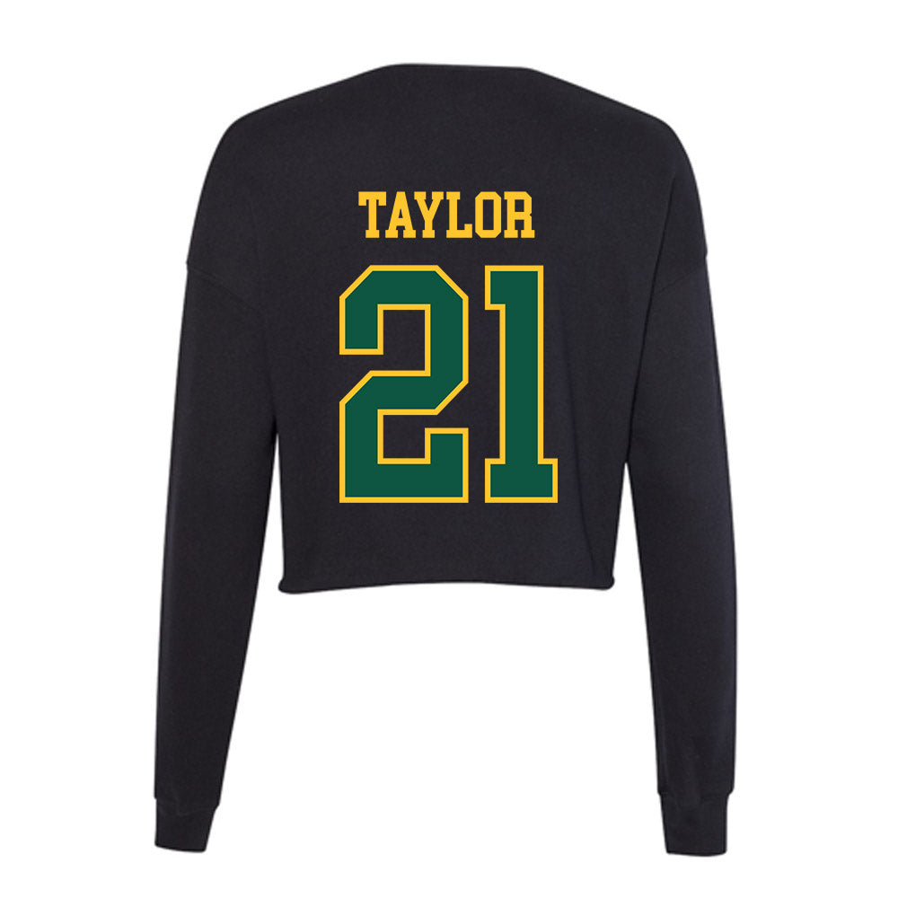 NDSU - NCAA Football : Noah Taylor - Women's Cropped Crew Fleece-1