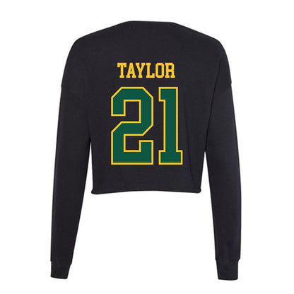 NDSU - NCAA Football : Noah Taylor - Women's Cropped Crew Fleece-1