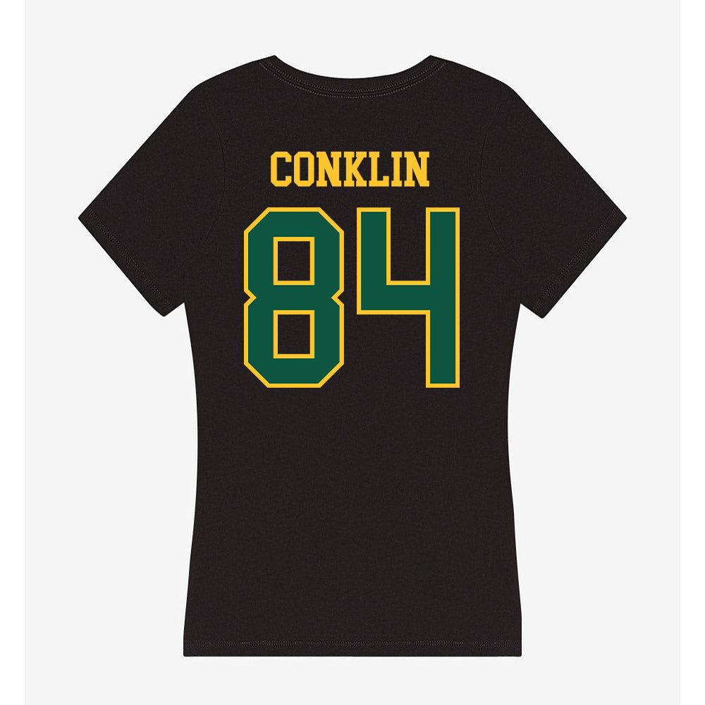 NDSU - NCAA Football : Logan Conklin - Women's V-Neck T-Shirt-1