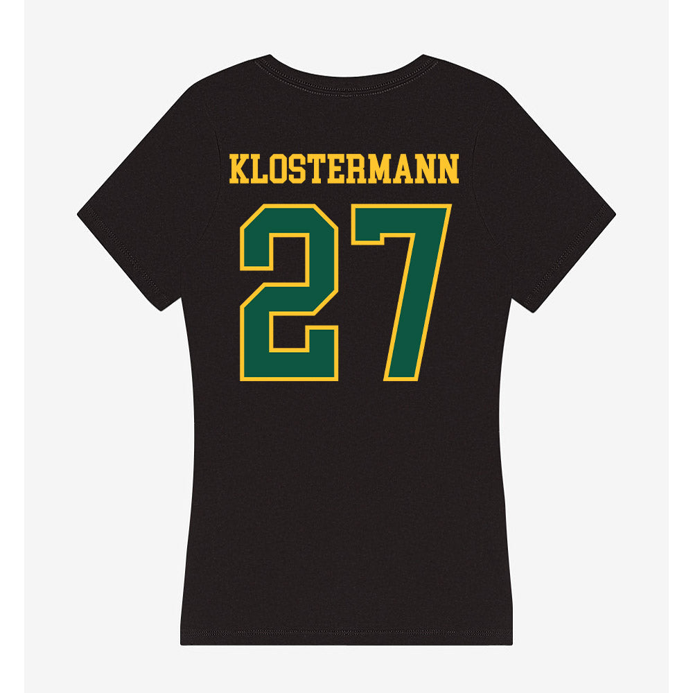 NDSU - NCAA Women's Soccer : Milla Klostermann - Women's V-Neck T-Shirt-1