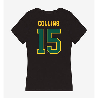 NDSU - NCAA Football : Mekhi Collins - Women's V-Neck T-Shirt-1