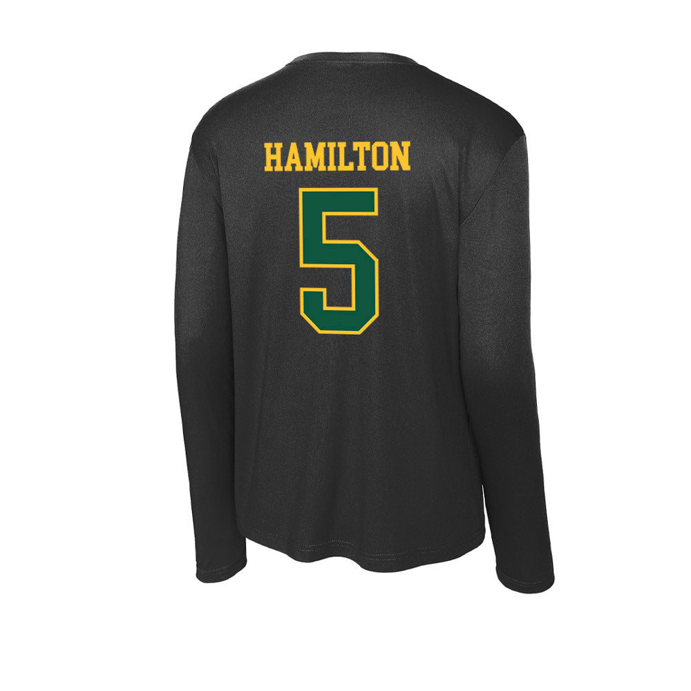 NDSU - NCAA Baseball : Davis Hamilton - Activewear Long Sleeve T-Shirt-1