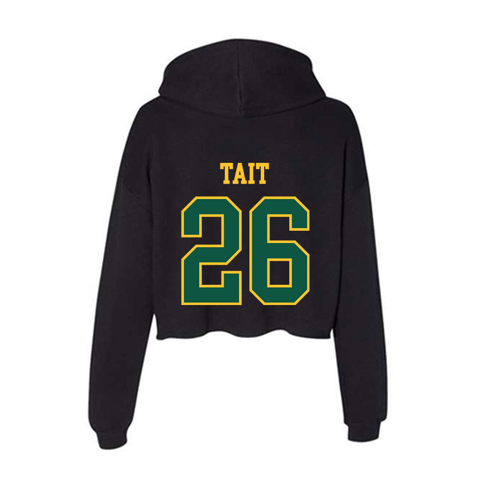 NDSU - NCAA Football : Evrett Tait - Women's Crop Fleece Hoodie-1