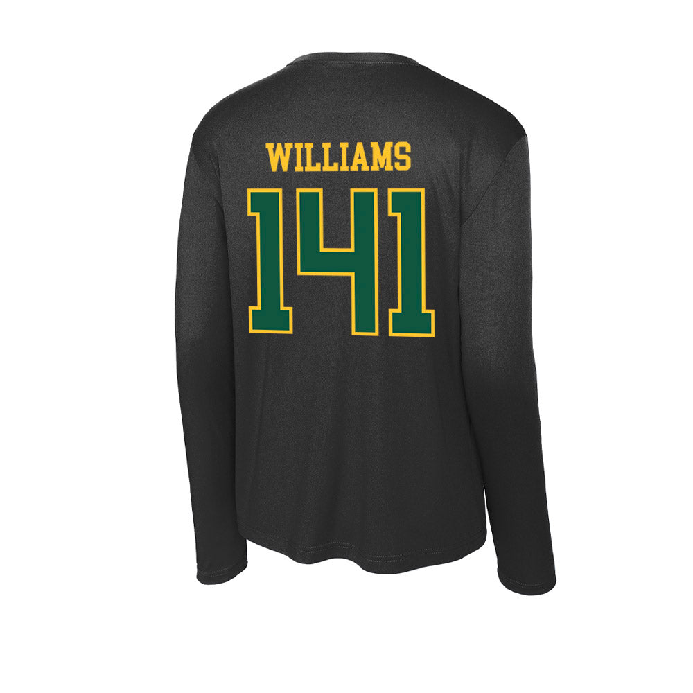 NDSU - NCAA Wrestling : Zytavius Williams - Activewear Long Sleeve T-Shirt-1