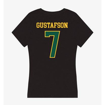 NDSU - NCAA Baseball : Evan Gustafson - Women's V-Neck T-Shirt-1
