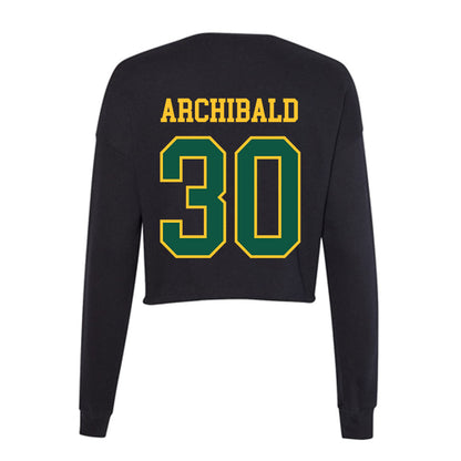 NDSU - NCAA Football : Jaylen Archibald - Women's Cropped Crew Fleece-1