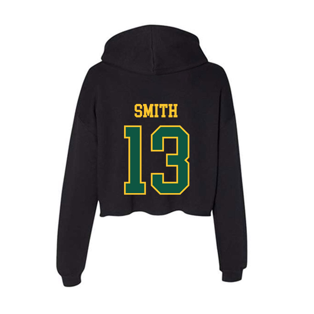 NDSU - NCAA Football : Zander Smith - Women's Crop Fleece Hoodie-1