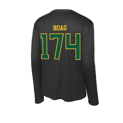 NDSU - NCAA Wrestling : Luke Hoag - Activewear Long Sleeve T-Shirt-1