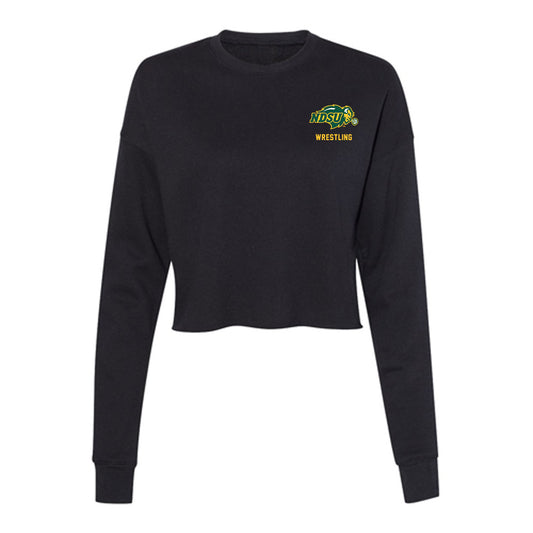 NDSU - NCAA Wrestling : Boeden Greenley - Women's Cropped Crew Fleece-0
