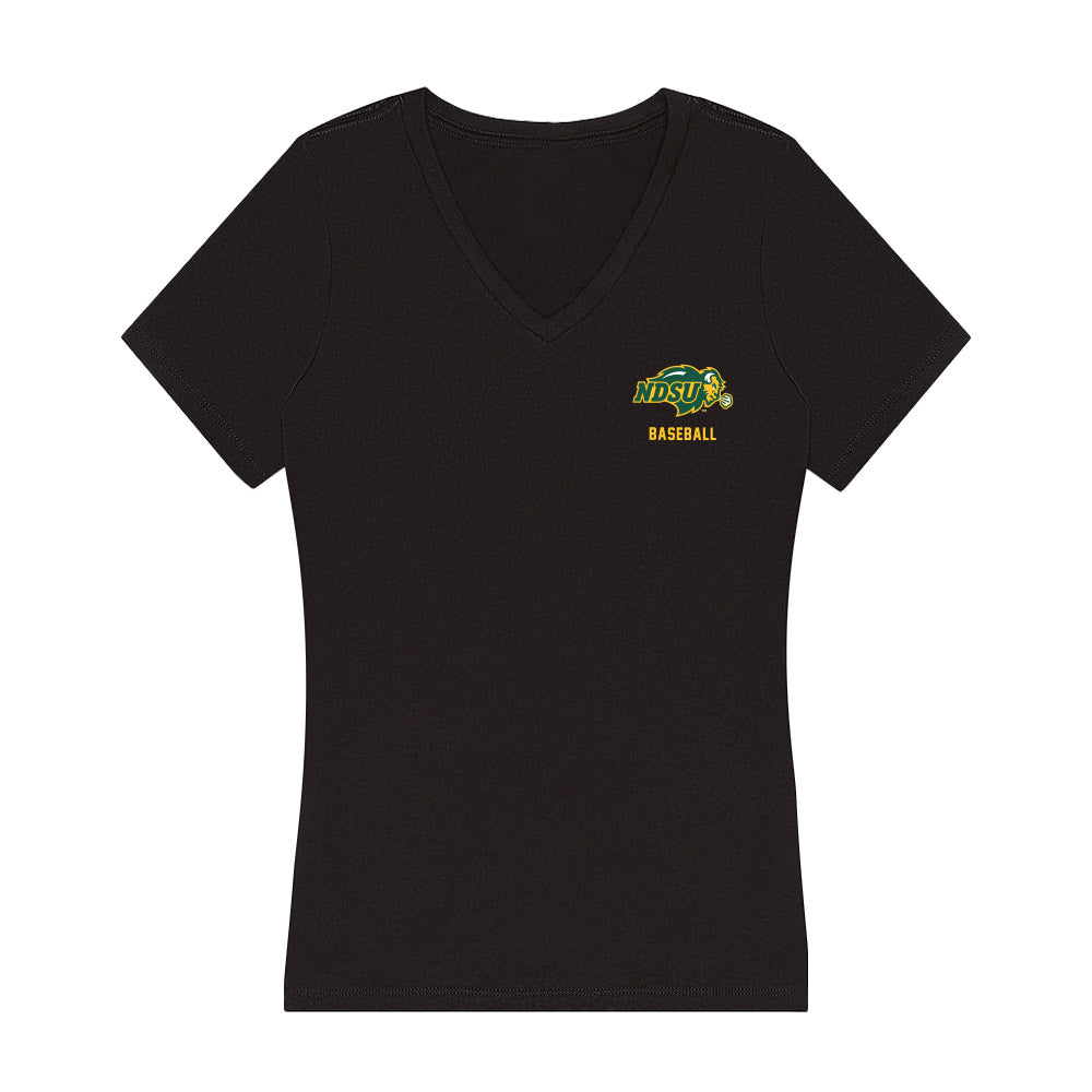 NDSU - NCAA Baseball : Davis Hamilton - Women's V-Neck T-Shirt-0