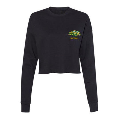 NDSU - NCAA Softball : Kaitlyn Dunford - Women's Cropped Crew Fleece-0