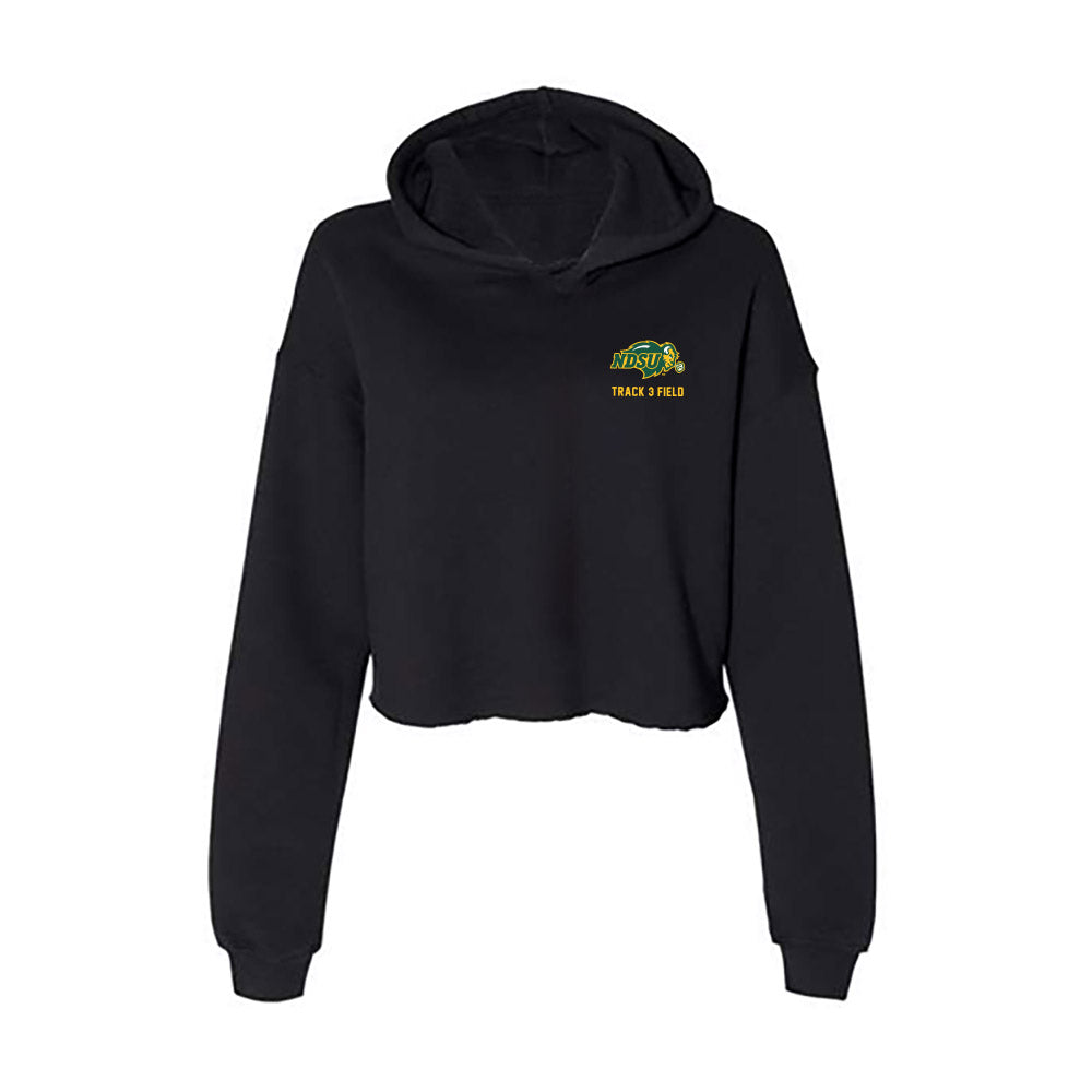 NDSU - NCAA Men's Track & Field : Carlton Mukurazita - Women's Crop Fleece Hoodie-0