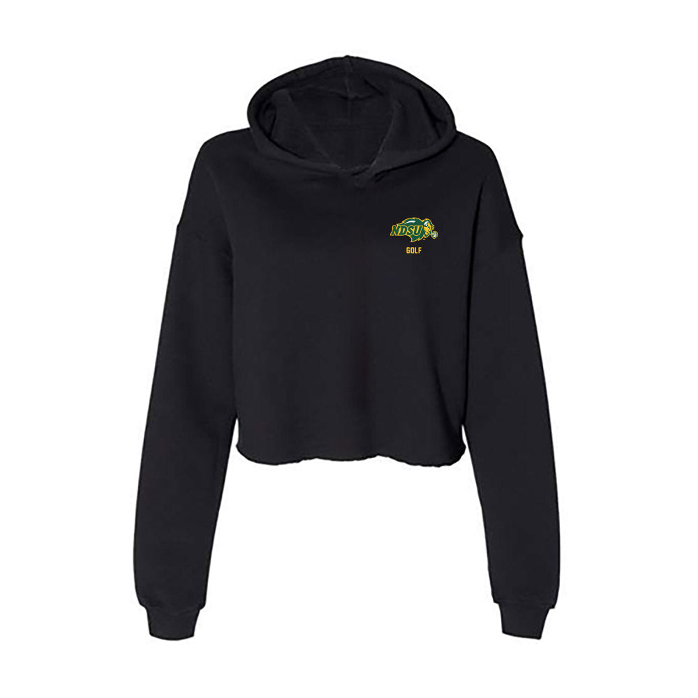 NDSU - NCAA Women's Golf : Lily Vincelli - Women's Crop Fleece Hoodie-0