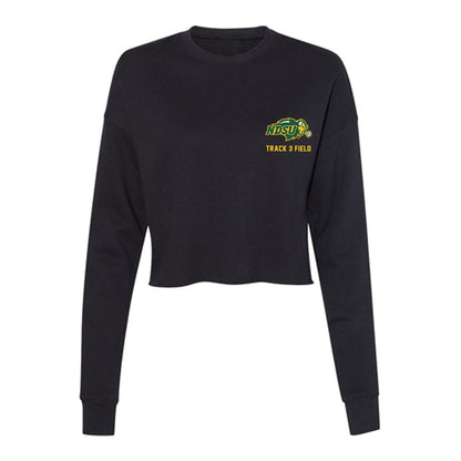 NDSU - NCAA Women's Track & Field : Grace VanErp - Women's Cropped Crew Fleece-0