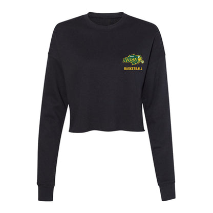 NDSU - NCAA Women's Basketball : Amelia Hobson - Women's Cropped Crew Fleece-0