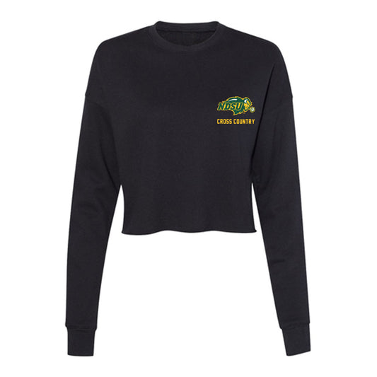 NDSU - NCAA Women's Cross Country : Reagan Baesler - Women's Cropped Crew Fleece-0