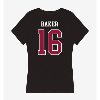 Henderson State - NCAA Football : Zach Baker - Classic Shersey Women's V-Neck T-Shirt-1
