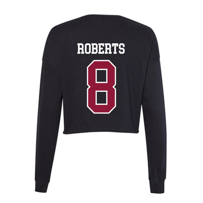 Henderson State - NCAA Football : Devonta Roberts - Women's Cropped Crew Fleece-1