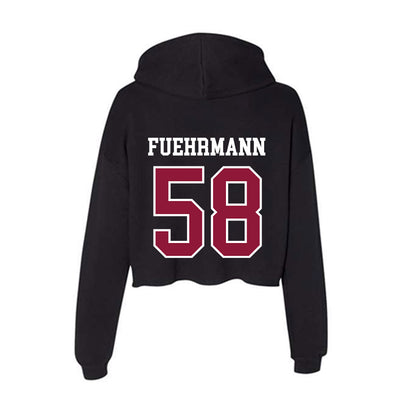 Henderson State - NCAA Football : cooper fuehrmann - Women's Crop Fleece Hoodie-1