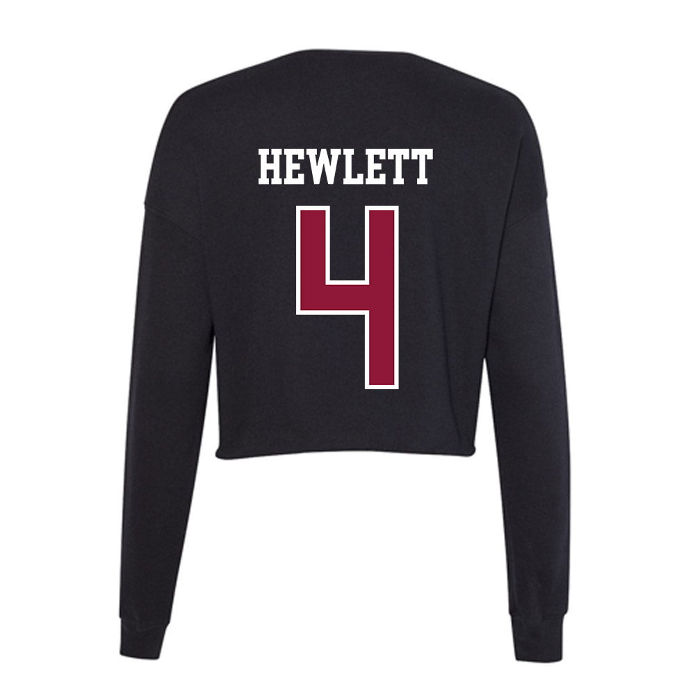 Henderson State - NCAA Softball : Ryleigh Hewlett - Women's Cropped Crew Fleece-1