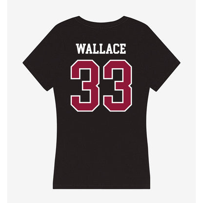 Henderson State - NCAA Football : Catrell wallace - Women's V-Neck T-Shirt-1