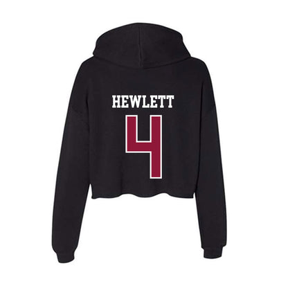 Henderson State - NCAA Softball : Ryleigh Hewlett - Women's Crop Fleece Hoodie-1