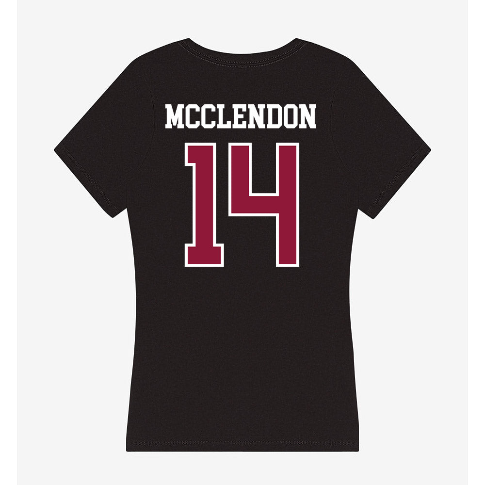 Henderson State - NCAA Baseball : Cole McClendon - Women's V-Neck T-Shirt-1