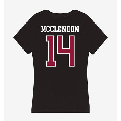 Henderson State - NCAA Baseball : Cole McClendon - Women's V-Neck T-Shirt-1
