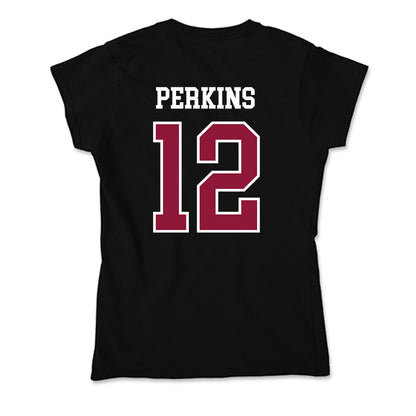 Henderson State - NCAA Men's Basketball : Deazhon Perkins - Soft Style Women’s T-Shirt-1