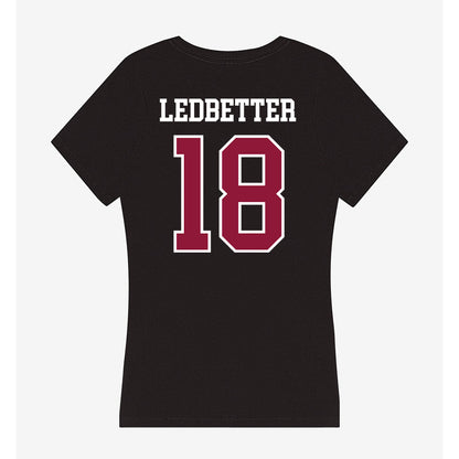 Henderson State - NCAA Football : Austin Ledbetter - Women's V-Neck T-Shirt-1