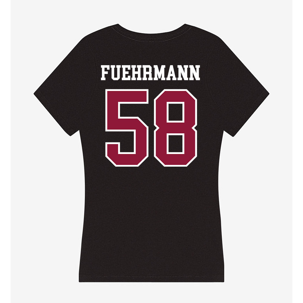 Henderson State - NCAA Football : cooper fuehrmann - Women's V-Neck T-Shirt-1