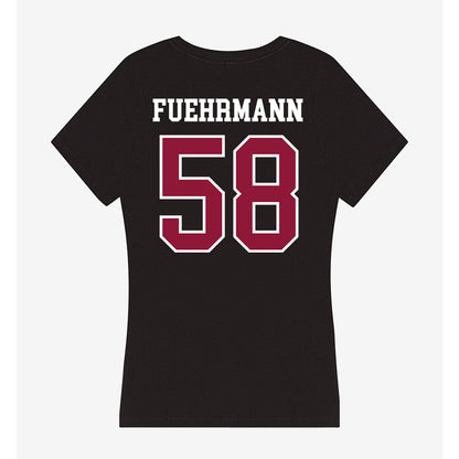 Henderson State - NCAA Football : cooper fuehrmann - Women's V-Neck T-Shirt-1