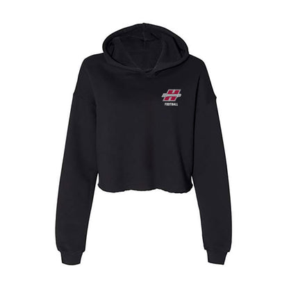 Henderson State - NCAA Football : Devin Walter - Women's Crop Fleece Hoodie-0