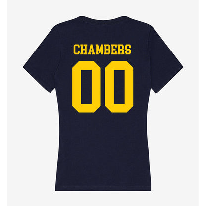 UCO - NCAA Baseball : Conner Chambers - Women's V-Neck T-Shirt-1