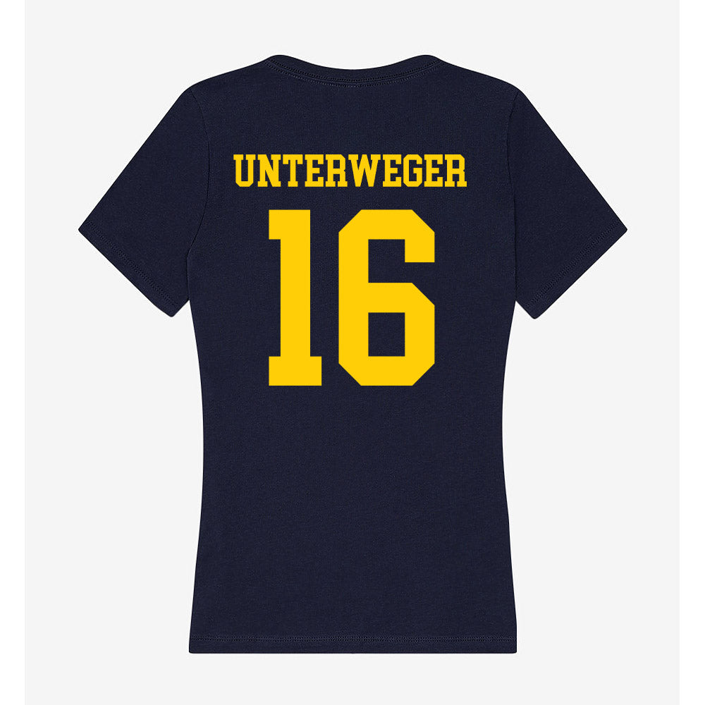 UCO - NCAA Women's Volleyball : Myla Unterweger - Women's V-Neck T-Shirt-1
