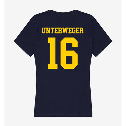 UCO - NCAA Women's Volleyball : Myla Unterweger - Women's V-Neck T-Shirt-1