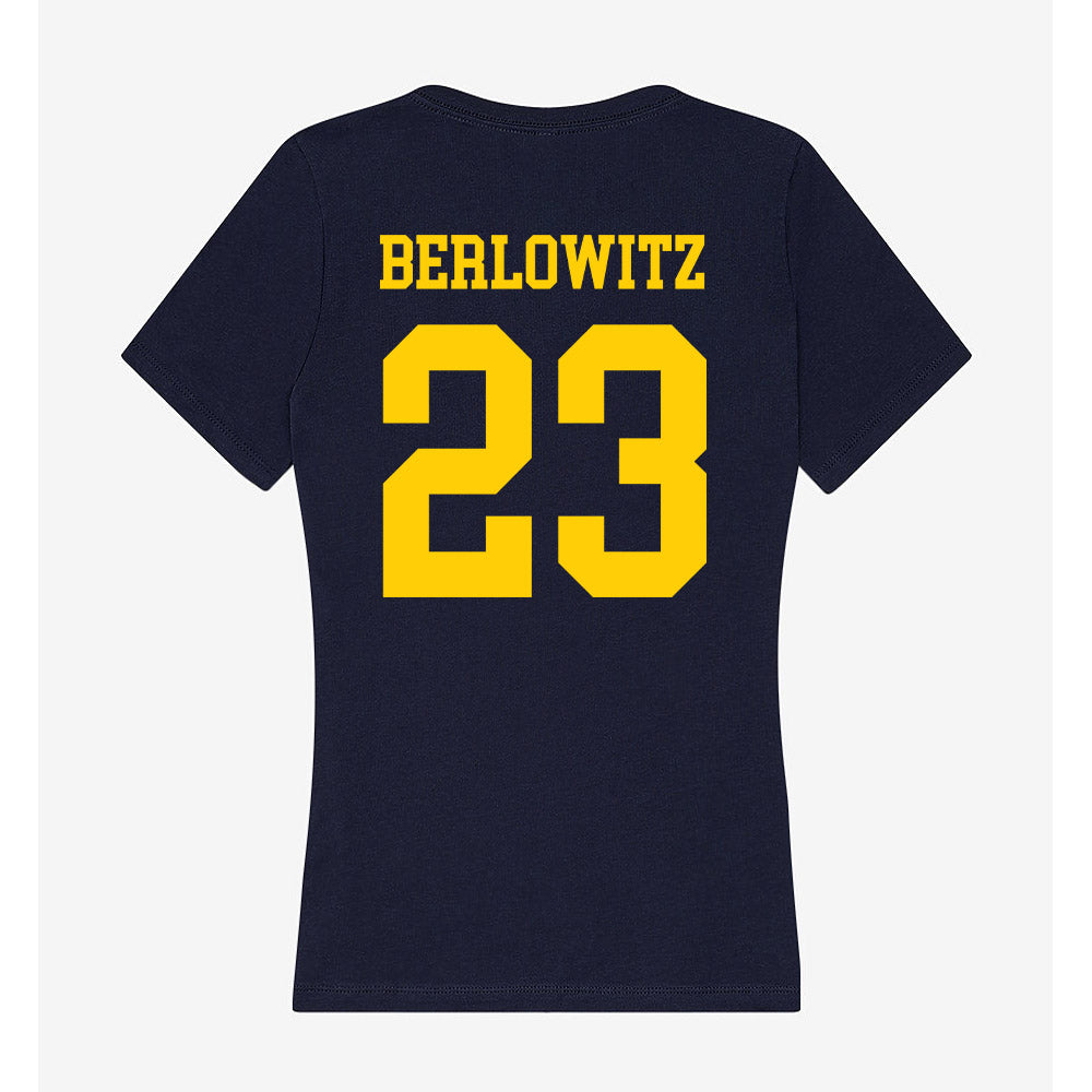 UCO - NCAA Baseball : Brody Berlowitz - Women's V-Neck T-Shirt-1