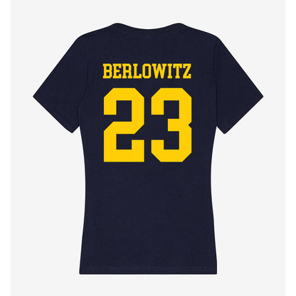 UCO - NCAA Baseball : Brody Berlowitz - Women's V-Neck T-Shirt-1