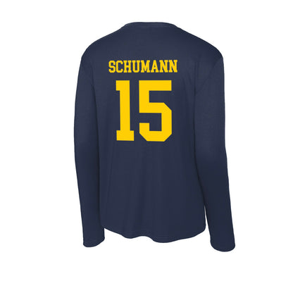 UCO - NCAA Football : Ashton Schumann - Activewear Long Sleeve T-Shirt-1