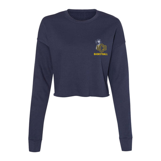 UCO - NCAA Men's Basketball : Brady Hancuff - Women's Cropped Crew Fleece-0