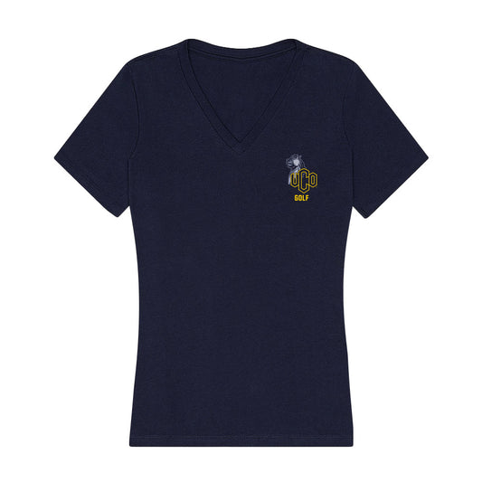 UCO - NCAA Women's Golf : Grace Hall - Women's V-Neck T-Shirt-0