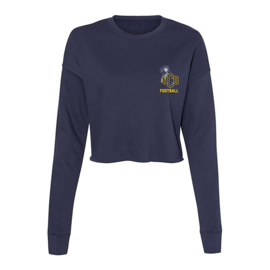 UCO - NCAA Football : Chris Fitzpatrick - Women's Cropped Crew Fleece-0