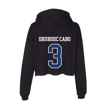 FGCU - NCAA Women's Volleyball : Julija Grubisic Cabo - Women's Crop Fleece Hoodie-1
