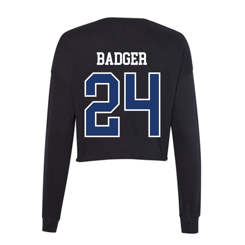 FGCU - NCAA Women's Soccer : Emma Badger - Women's Cropped Crew Fleece-1